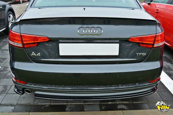 Аэродинамический обвес на Ауди (Audi) A4 B9 S-Line