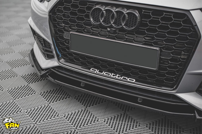 Аэродинамический обвес на Ауди (Audi) A4 B9 S-Line/S4 рестайлинг 2019+ 