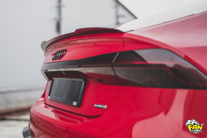 Аэродинамический обвес на Ауди (Audi) A7 C8 со стандартными бамперами