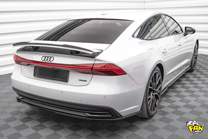 Аэродинамический обвес на Ауди (Audi) A7 C8 со стандартными бамперами