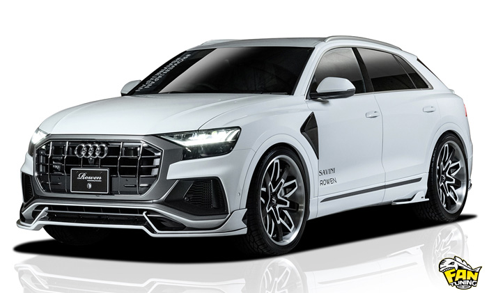 Аэродинамический обвес РОВЕН (ROWEN) на Ауди (Audi) Q8 4M S-Line