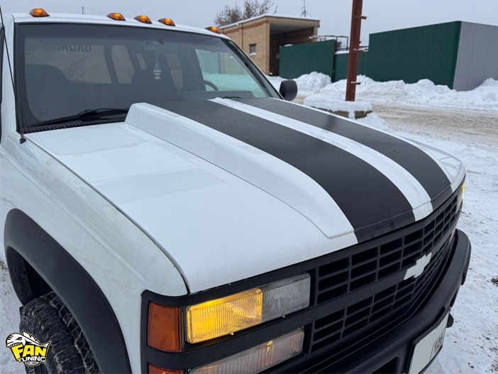 Накладка (горб) на капот Шевроле (Chevrolet) C/K, Tahoe, Suburban