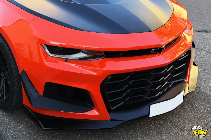 Передний бампер ZL1 1LE на Chevrolet Camaro 2018+