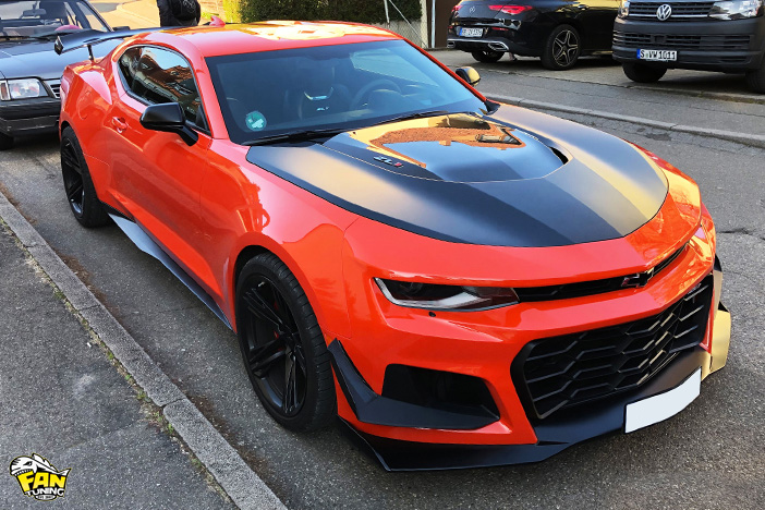 Передний бампер ZL1 1LE на Chevrolet Camaro 2018+