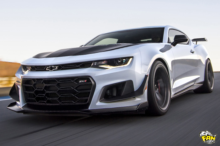 Передний бампер ZL1 1LE на Chevrolet Camaro 2018+