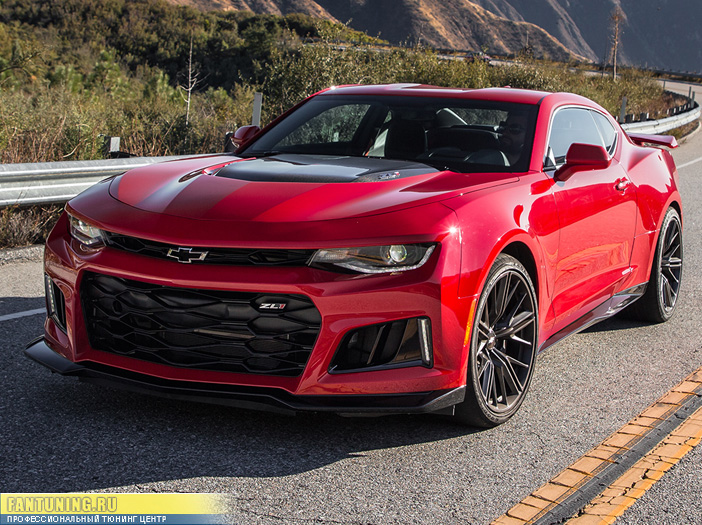 Комплект обвеса в стиле ZL1 на Chevrolet Camaro 2016-2018 годов выпуска