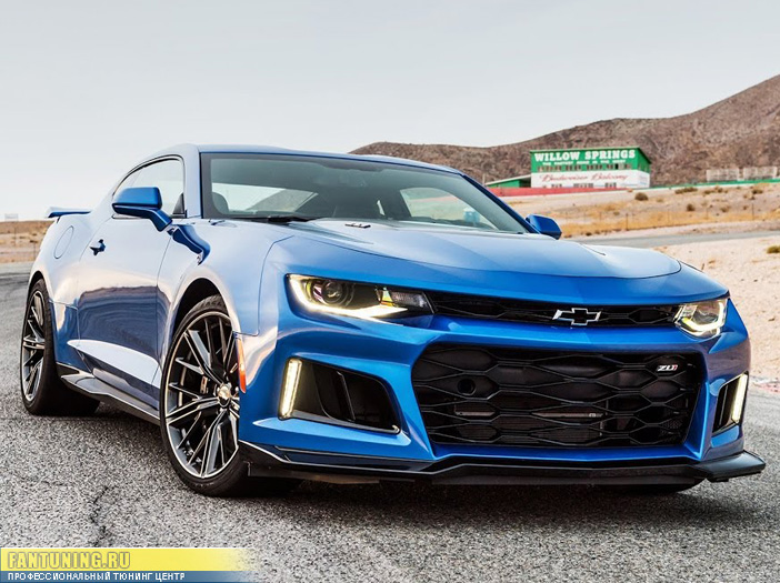 Комплект обвеса в стиле ZL1 на Chevrolet Camaro 2016-2018 годов выпуска