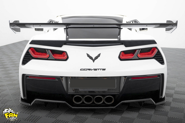 Карбоновое антикрыло на Шевроле Корвет (Chevrolet Corvette) C7