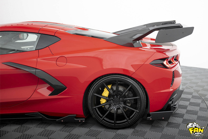 Карбоновое антикрыло на Шевроле Корвет (Chevrolet Corvette) C8