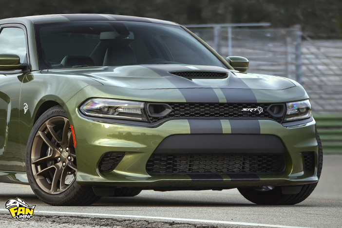 Передний бампер СРТ Хеллкэт (SRT Hellcat) на Додж Чарджер (Dodge Charger) 2014 модельного года