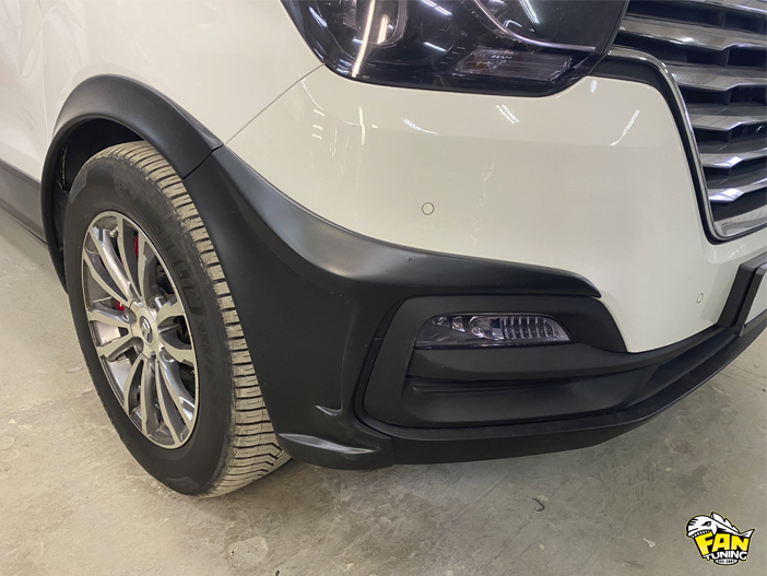 Расширители колесных арок на Хундай Гранд Старекс (Hyundai Grand Starex) 2017 модельного года