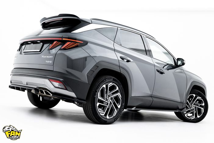 Аэродинамический обвес на Hyundai Tucson MK4 Facelift (рестайлинг) 2023+