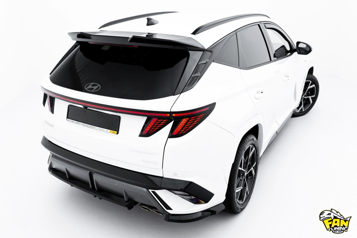 Аэродинамический обвес на Hyundai Tucson N-Line MK4 Facelift (рестайлинг) 2023+