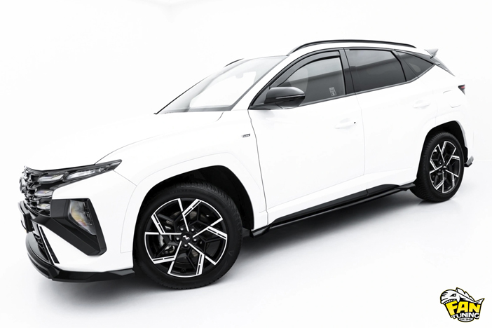 Аэродинамический обвес на Hyundai Tucson N-Line MK4 Facelift (рестайлинг) 2023+
