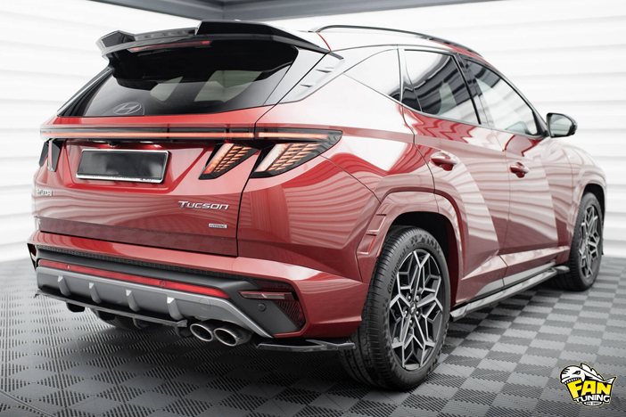Внешний тюнинг (обвес) на Hyundai Tucson MK4 2020+ N-Line