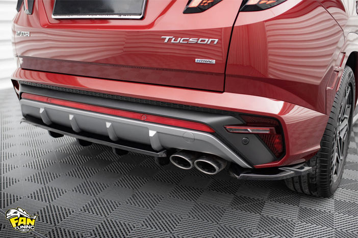 Внешний тюнинг (обвес) на Hyundai Tucson MK4 2020+ N-Line
