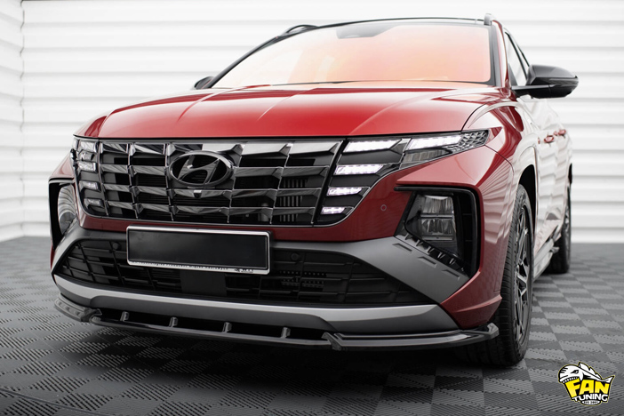 Внешний тюнинг (обвес) на Hyundai Tucson MK4 2020+ N-Line