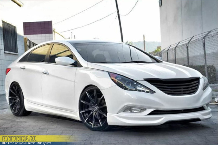 Комплект обвеса IXION на Hyundai Sonata YF