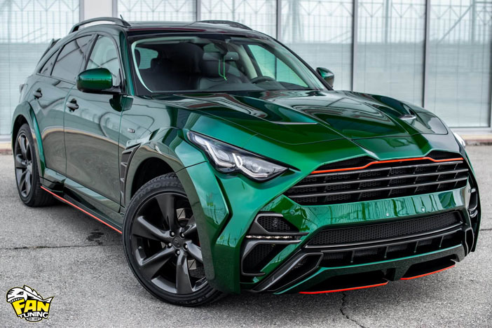 Аэродинамический обвес Draco на Инфинити (Infiniti) QX70