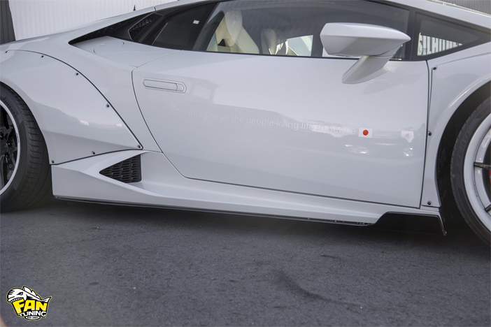 Аэродинамический обвес на Ламборгини Хуракан (Lamborghini Huracan) от японского тюнинг-ателье Liberty Walk