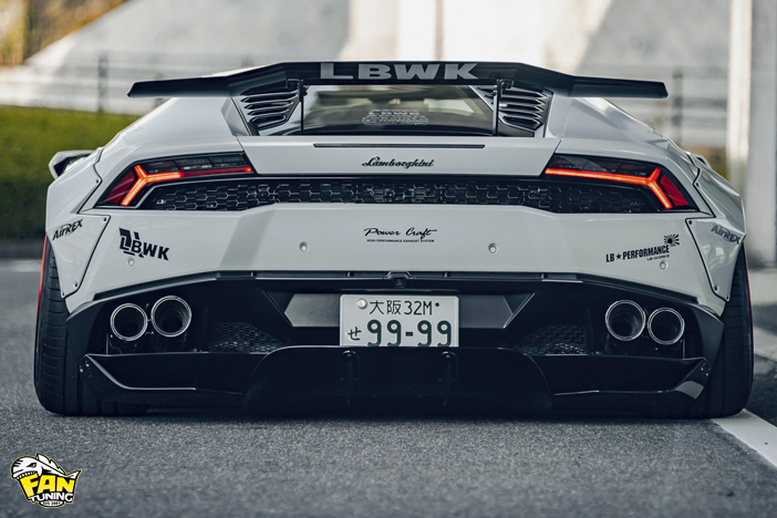 Аэродинамический обвес на Ламборгини Хуракан (Lamborghini Huracan) от японского тюнинг-ателье Liberty Walk