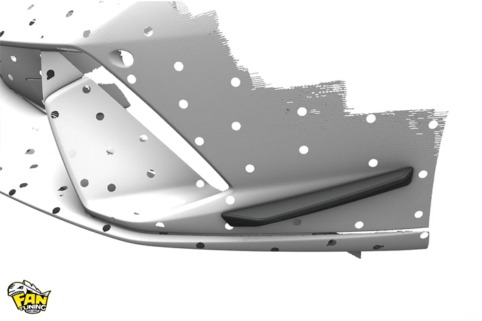 Спойлер (губа) переднего бампера на Ламборгини Хуракан (Lamborghini Huracan) Perfomante