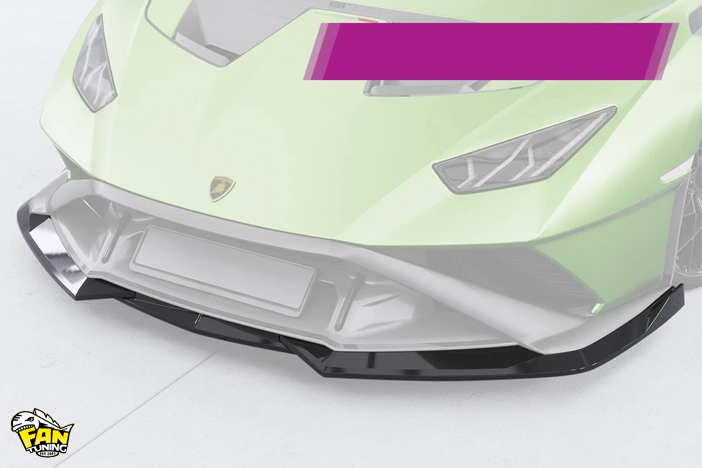 Спойлер (губа) переднего бампера на Ламборгини Хуракан (Lamborghini Huracan) STO