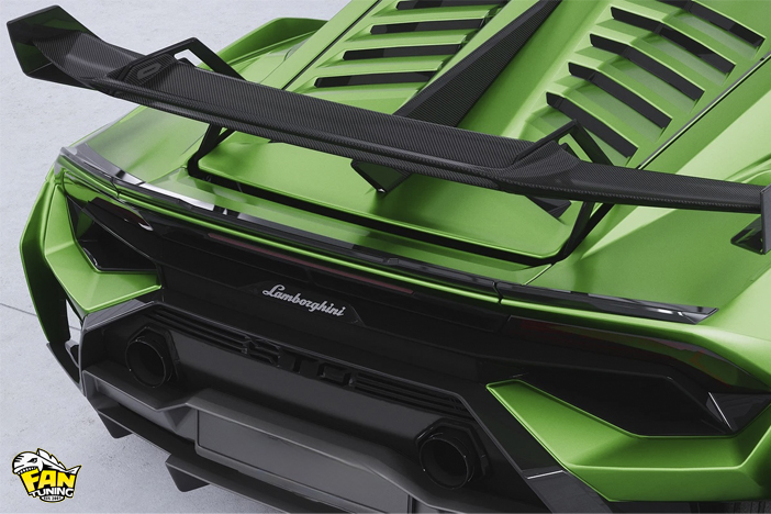 Спойлер (губа) переднего бампера на Ламборгини Хуракан (Lamborghini Huracan) STO