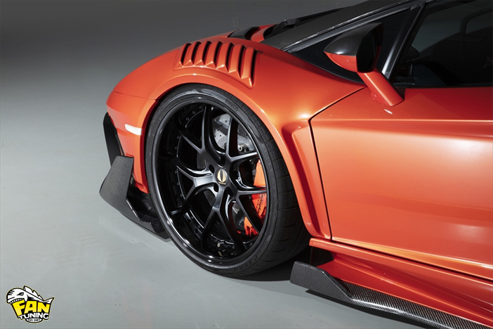 Аэродинамический обвес Widebody GT от японского тюнинг-ателье AimGain на Ламборгини Авентадор (Lamborghini Aventador)