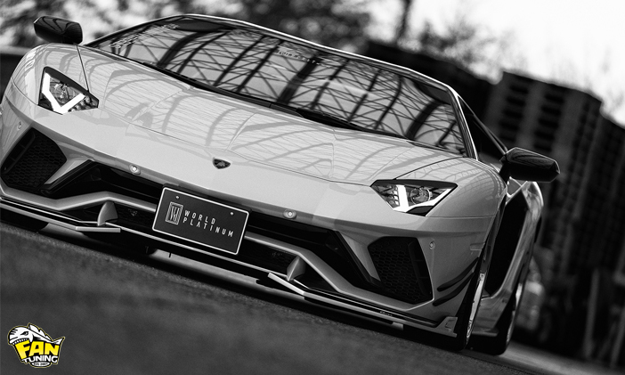 Аэродинамический обвес от японского тюнинг-ателье ROWEN на Ламборгини Авентадор (Lamborghini Aventador) 2017+