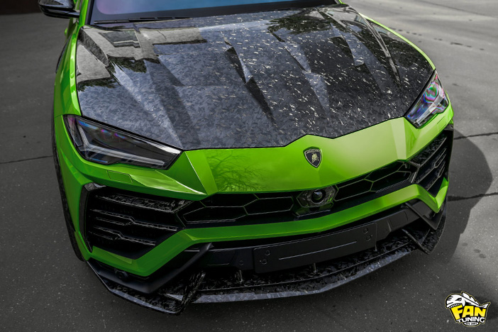 Карбоновый капот на Ламборгини Урус (Lamborghini Urus)