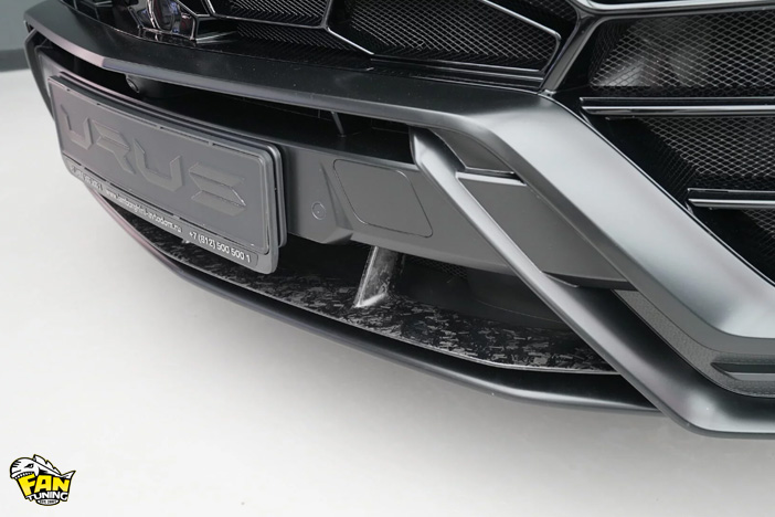 Спойлер из карбона в передний бампер Ламборгини Урус (Lamborghini Urus)