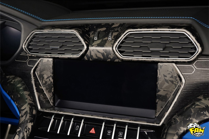 Набор №1 карбоновой отделки салона на Ламборгини Урус (Lamborghini Urus)