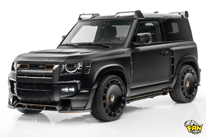 Аэродинамический обвес Мансори (Mansory) Black Edition на Land Rover Defender