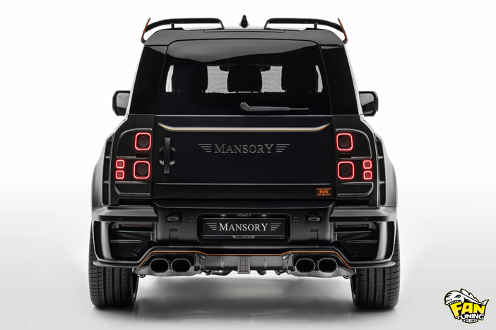 Аэродинамический обвес Мансори (Mansory) Black Edition на Land Rover Defender