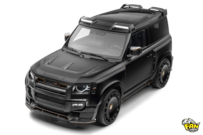 Аэродинамический обвес Мансори (Mansory) Black Edition на Land Rover Defender