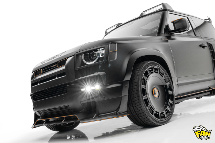 Аэродинамический обвес Мансори (Mansory) Black Edition на Land Rover Defender