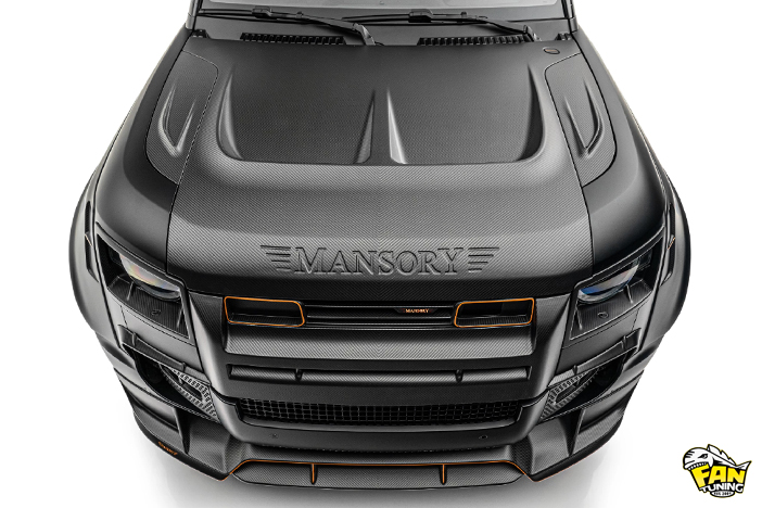 Аэродинамический обвес Мансори (Mansory) Black Edition на Land Rover Defender