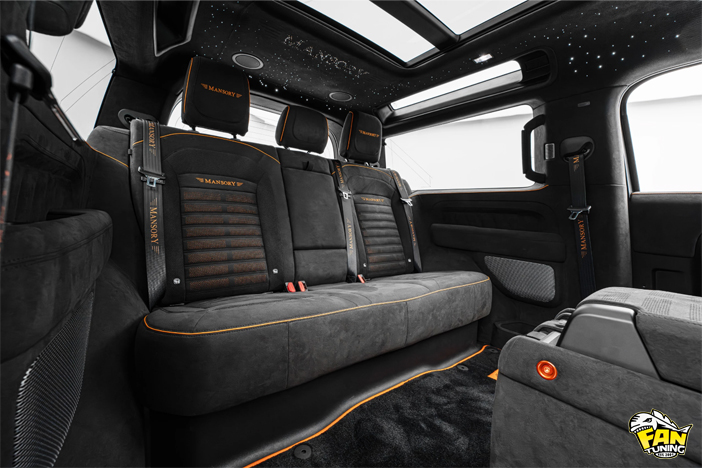 Аэродинамический обвес Мансори (Mansory) Black Edition на Land Rover Defender