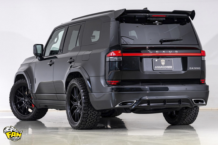 Аэродинамический обвес на Лексус (Lexus) GX550 от японского тюнинг-ателье AIMGAIN