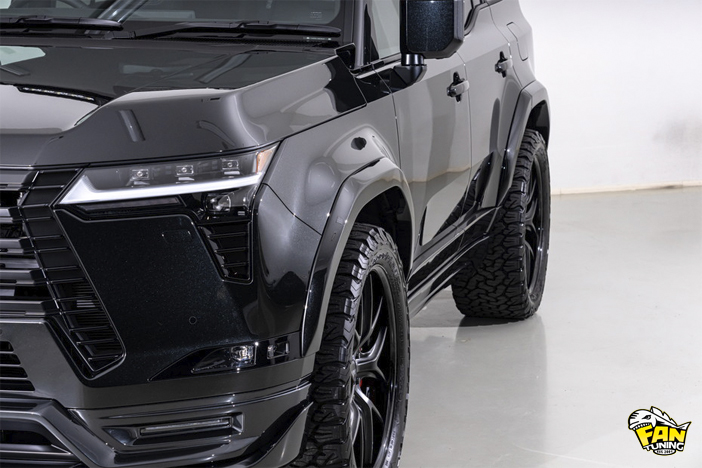 Аэродинамический обвес на Лексус (Lexus) GX550 от японского тюнинг-ателье AIMGAIN