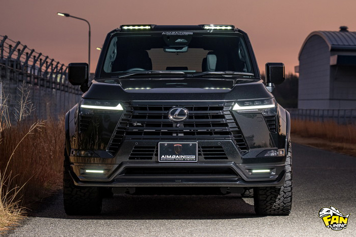 Аэродинамический обвес на Лексус (Lexus) GX550 от японского тюнинг-ателье AIMGAIN