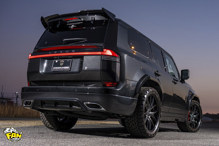 Аэродинамический обвес на Лексус (Lexus) GX550 от японского тюнинг-ателье AIMGAIN