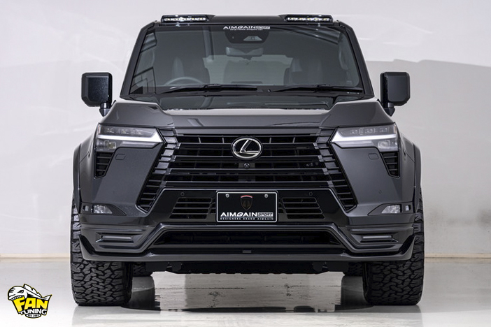 Аэродинамический обвес на Лексус (Lexus) GX550 от японского тюнинг-ателье AIMGAIN