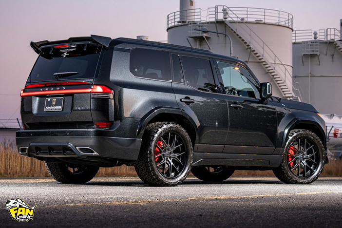 Аэродинамический обвес на Лексус (Lexus) GX550 от японского тюнинг-ателье AIMGAIN