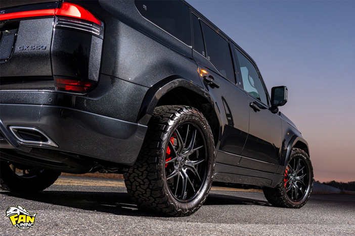 Аэродинамический обвес на Лексус (Lexus) GX550 от японского тюнинг-ателье AIMGAIN