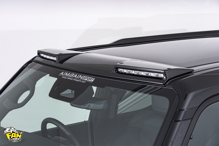 Аэродинамический обвес на Лексус (Lexus) GX550 от японского тюнинг-ателье AIMGAIN