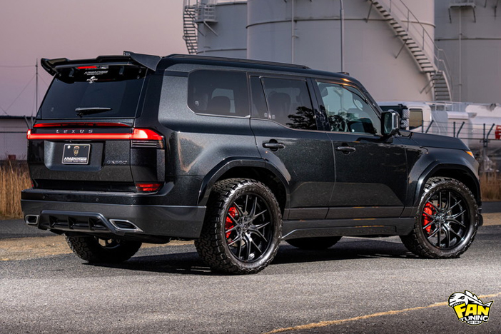 Аэродинамический обвес на Лексус (Lexus) GX550 от японского тюнинг-ателье AIMGAIN