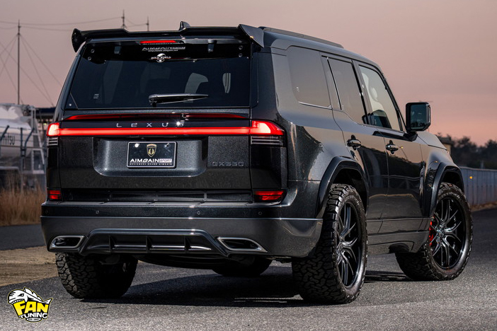Аэродинамический обвес на Лексус (Lexus) GX550 от японского тюнинг-ателье AIMGAIN