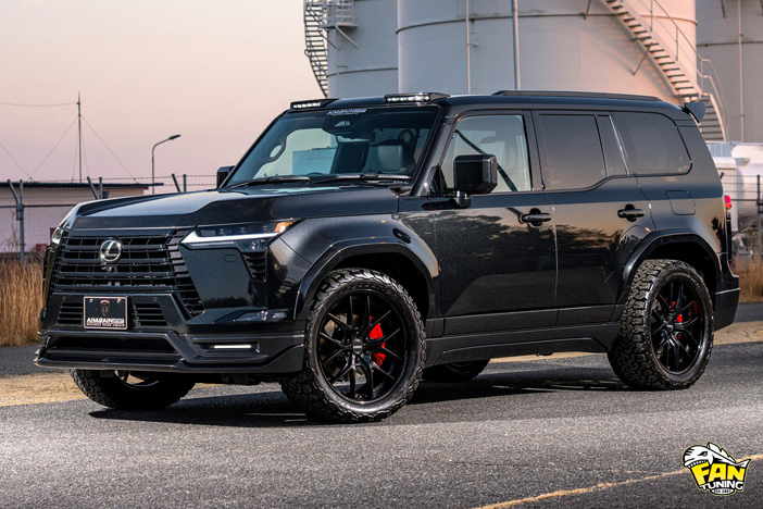 Аэродинамический обвес на Лексус (Lexus) GX550 от японского тюнинг-ателье AIMGAIN